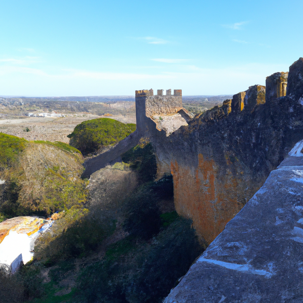 Descubre la Impresionante Altura de la Muralla de Óbidos Portugal